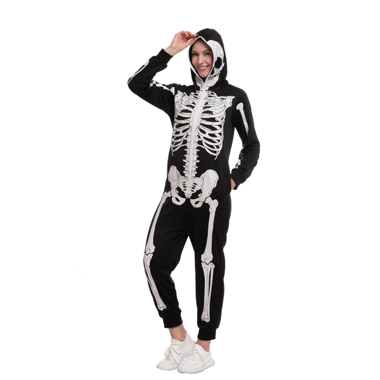 Skeleton Pajamas jumpsuit - Adult