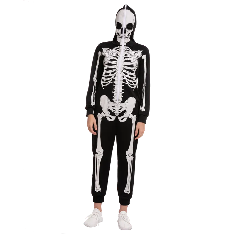 Skeleton Pajamas jumpsuit - Adult