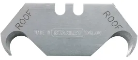 Stanley 11-939 Utility Blade, 1-7/8 in L, HCS, 2-Point, 5/PK :CD 5: QUANTITY: 1