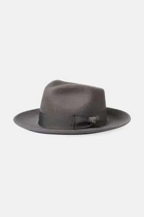 Swindle Convertabrim Fedora - Grey/Grey