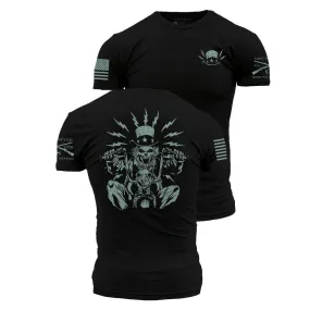 Uncle Sam Freedom Rider T-Shirt - Black