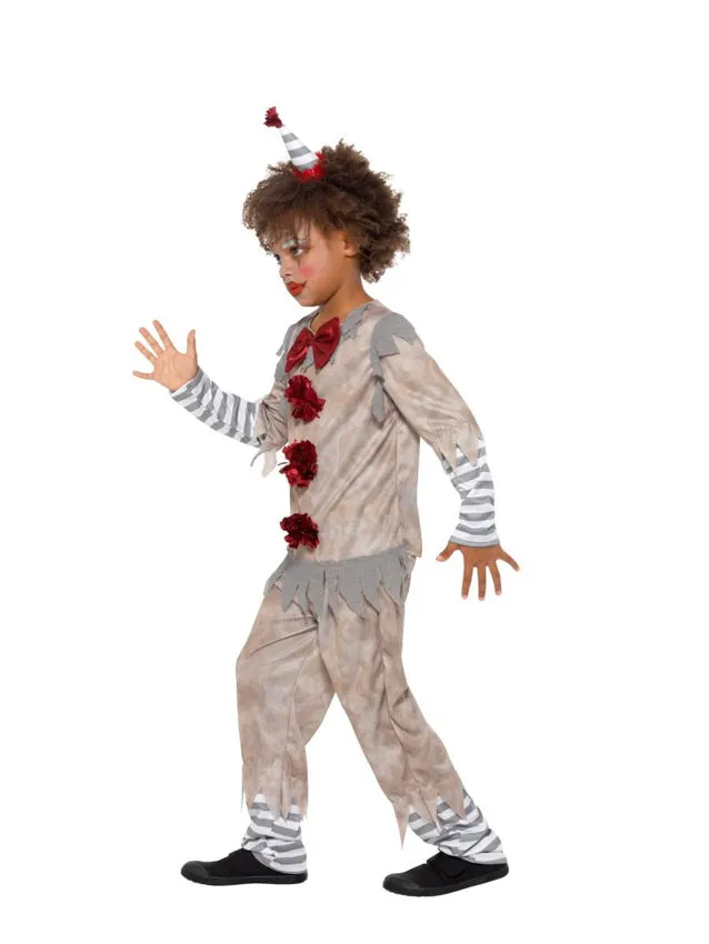 Vintage Clown Boy Costume