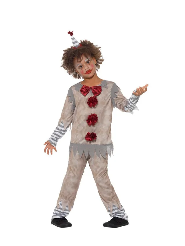 Vintage Clown Boy Costume