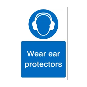 Wear Ear Protectors Sticker