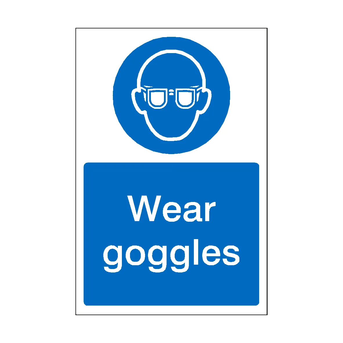 Wear Goggles Sticker