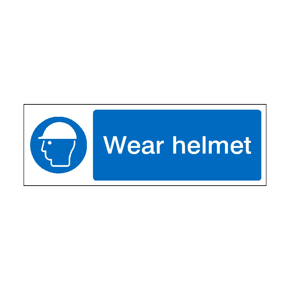 Wear Helmet Label