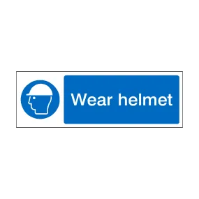 Wear Helmet Label