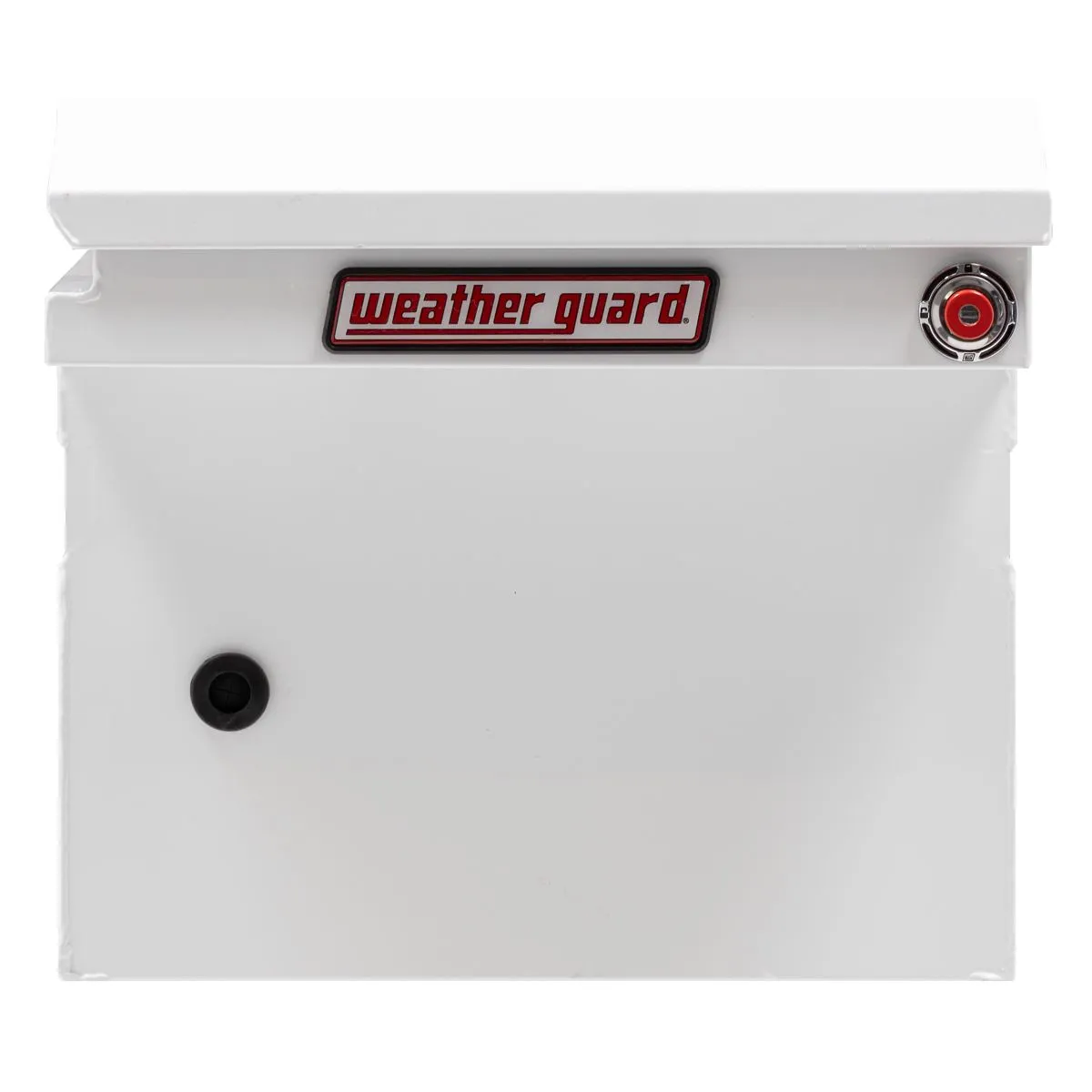 WEATHER GUARD MODEL 120-3-03 SADDLE BOX, STEEL, FULL LOW PROFILE, WHITE, 10.6 CU FT