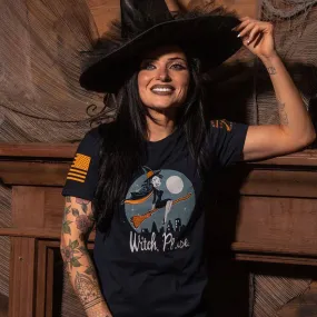 Women's Witch, Please Slim Fit T-Shirt - Midnight Navy