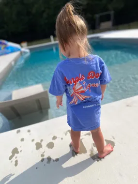 Youth Purple Door Blue Patriotic Tee